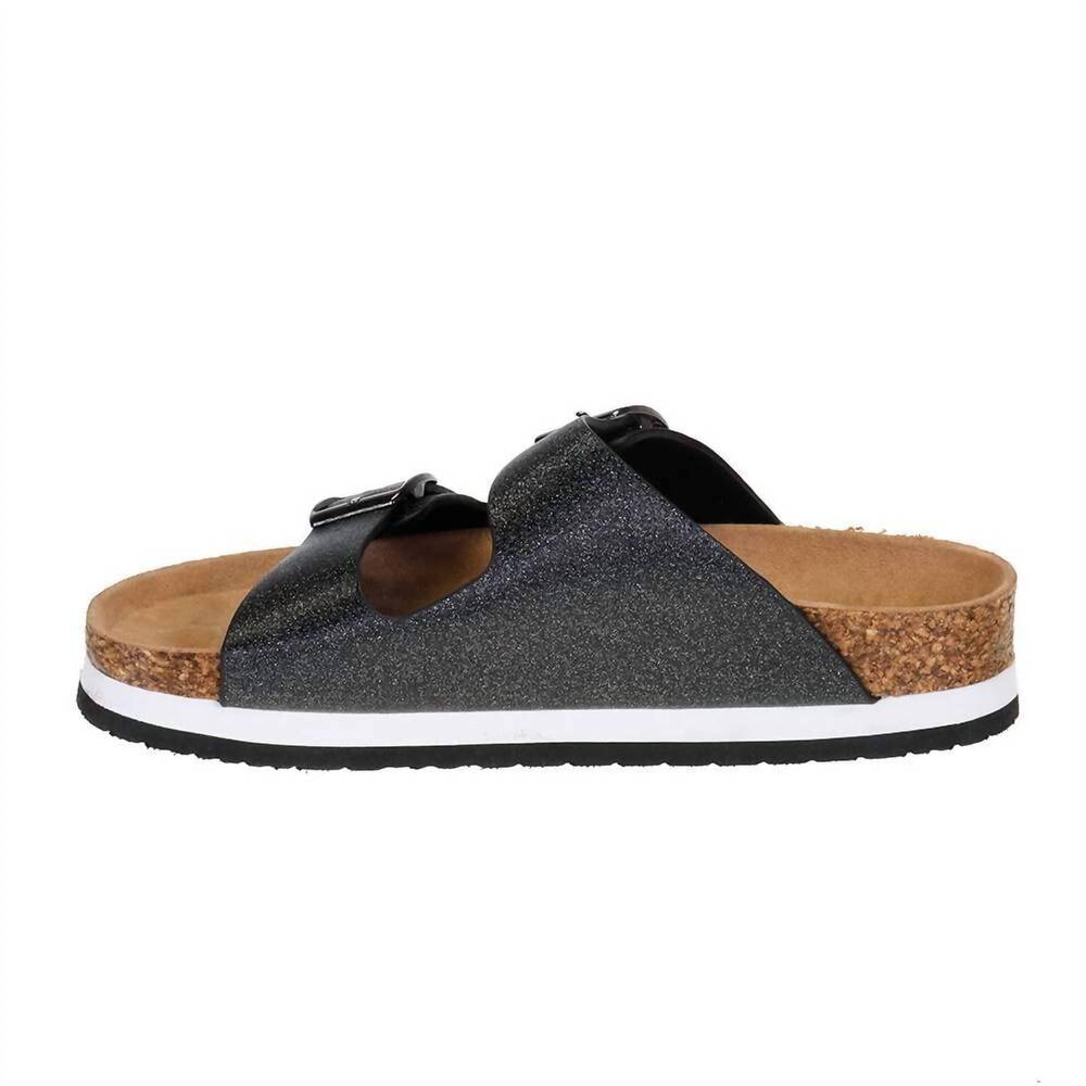 NEW CORKYS FOOTWEAR women's beach babe sandal in charcoal - Picture 4 of 6